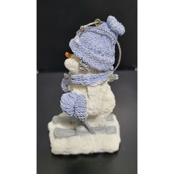 1999 Snow Buddies The Skier Snowman Christmas Ornament Encore Group - Picture 5 of 8